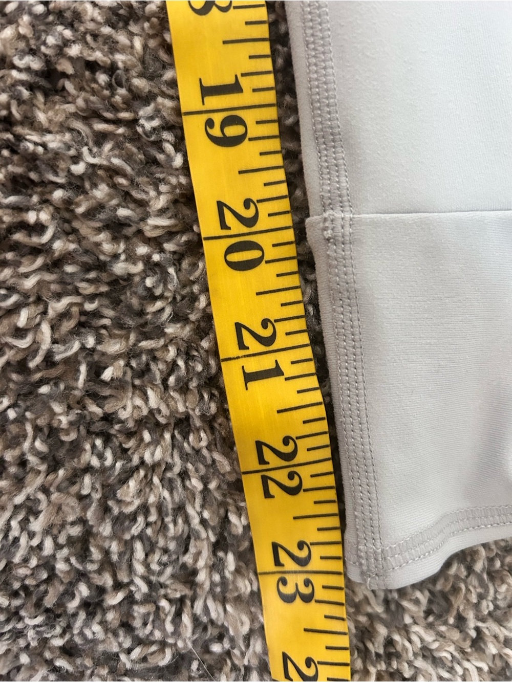 Fabletics PureLuxe Soft Light Gray 7/8 Legging with Twisted Ankle Cutout Small - Picture 7 of 8